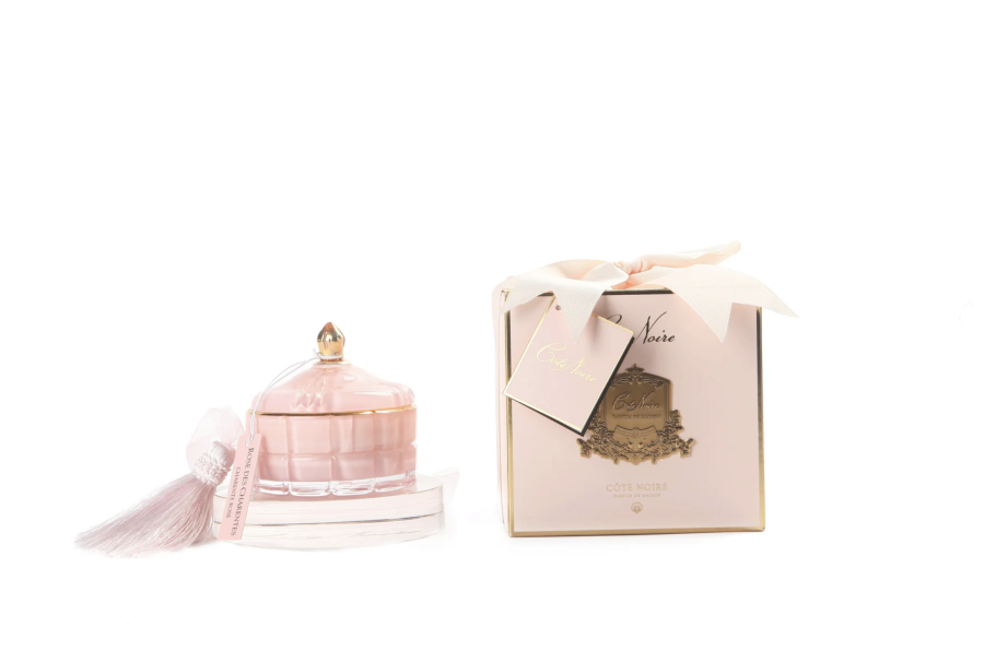 Pink Champagne Candle & Tassel